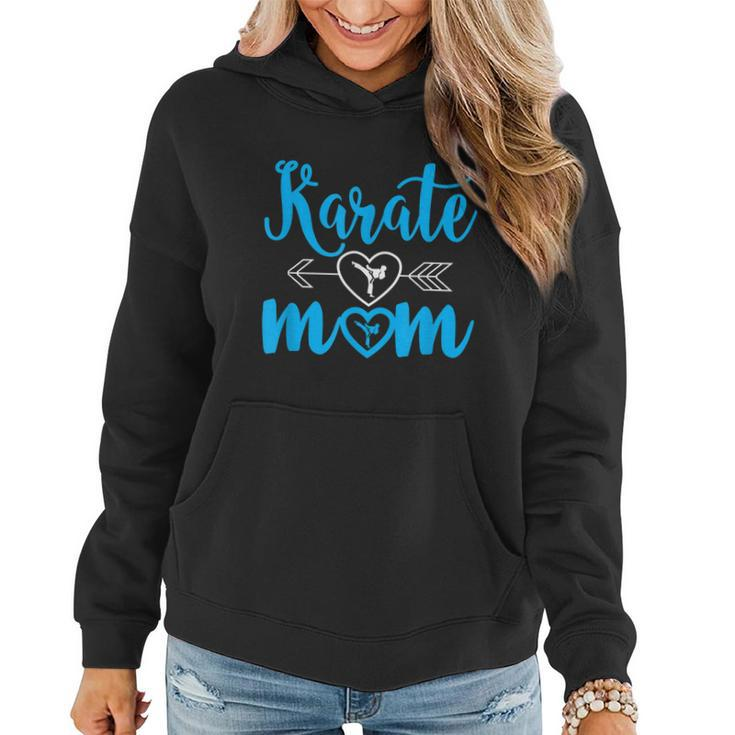 Karate Mom Funny Proud Karate Mom Graphic Design Printed Casual Daily Basic Women Hoodie