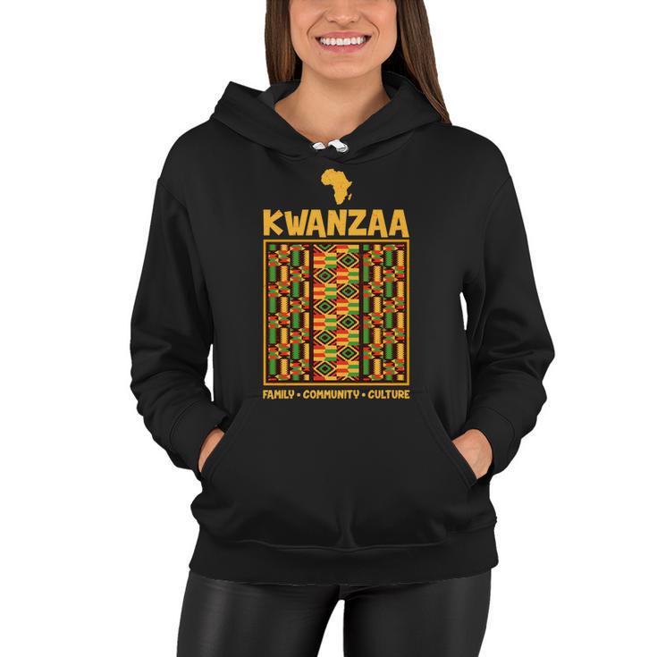 Kwanzaa Family Community Culture Women Hoodie