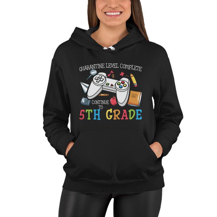 Level Complete 5Th Grade Back To School First Day Of School Women Hoodie