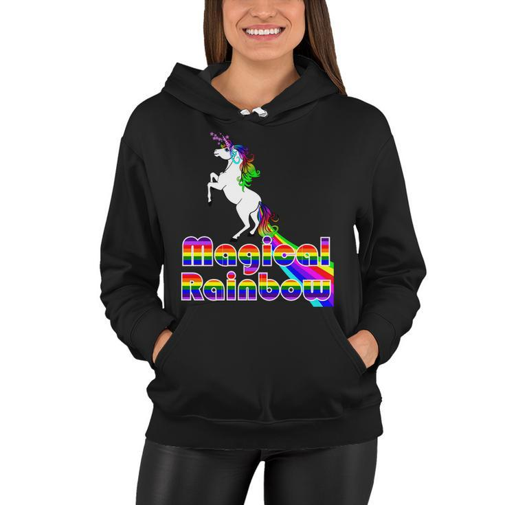 Magical Rainbow Unicorn Women Hoodie