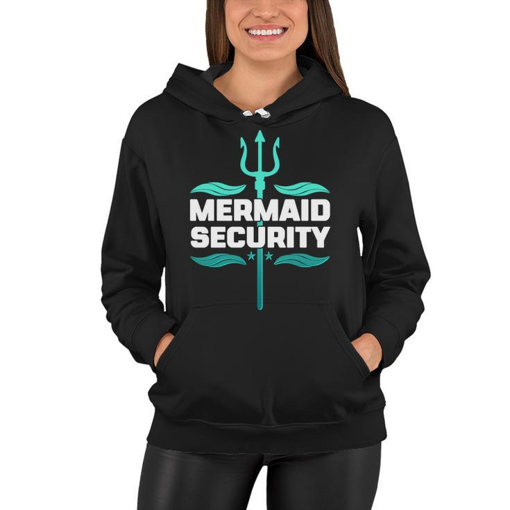 Mermaid Security Trident Women Hoodie