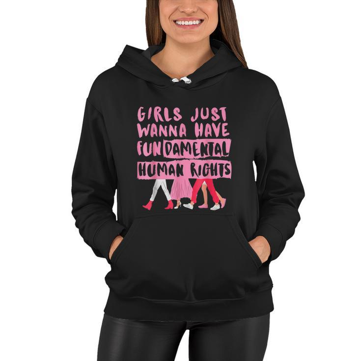Mind Your Uterus Womens Rights Are Human Rights Women Hoodie