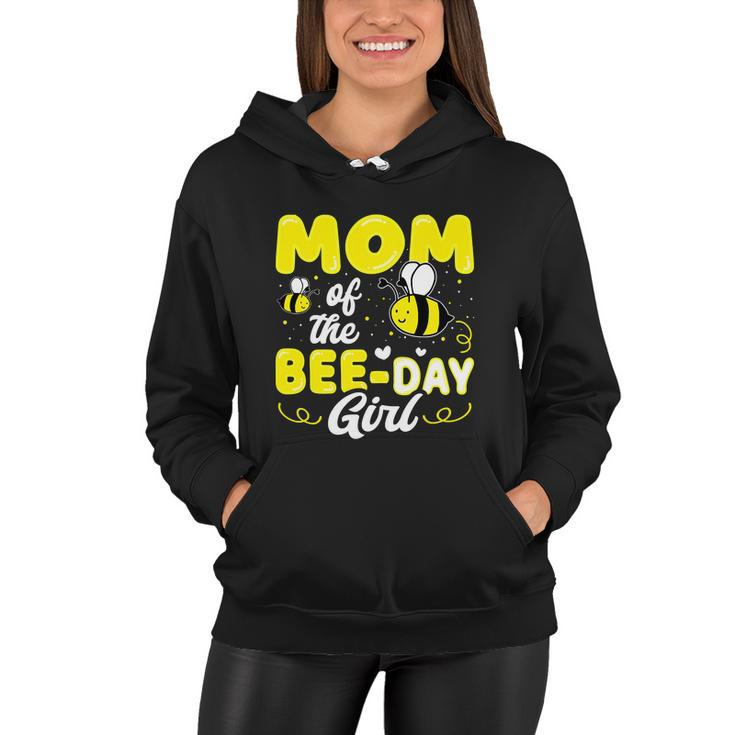 Mom Of The Bee Day Girl Party Birthday Sweet Women Hoodie