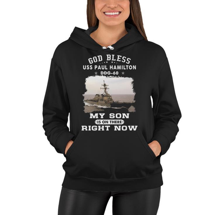 My Son Is On Uss Paul Hamilton Ddg  Women Hoodie