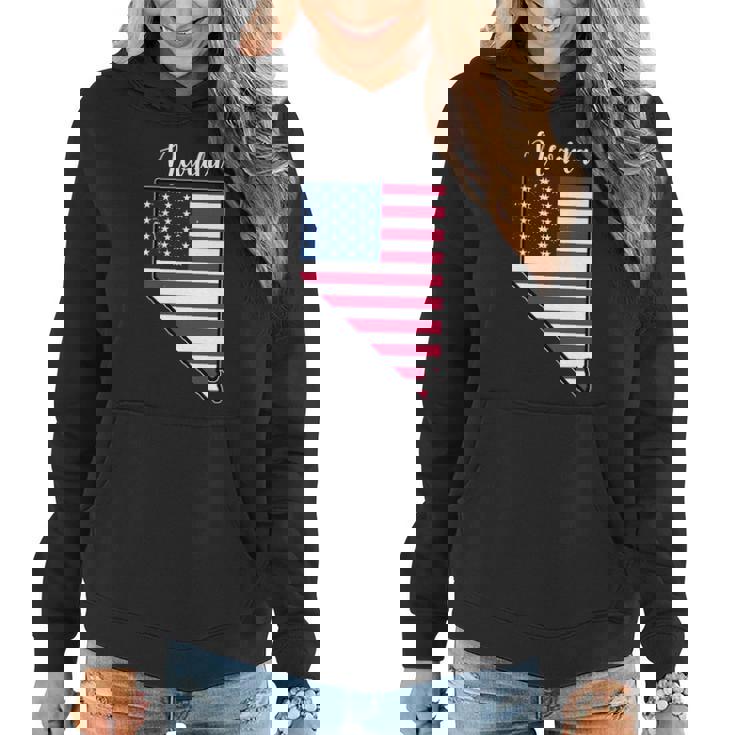Nevada United States Map Women Hoodie