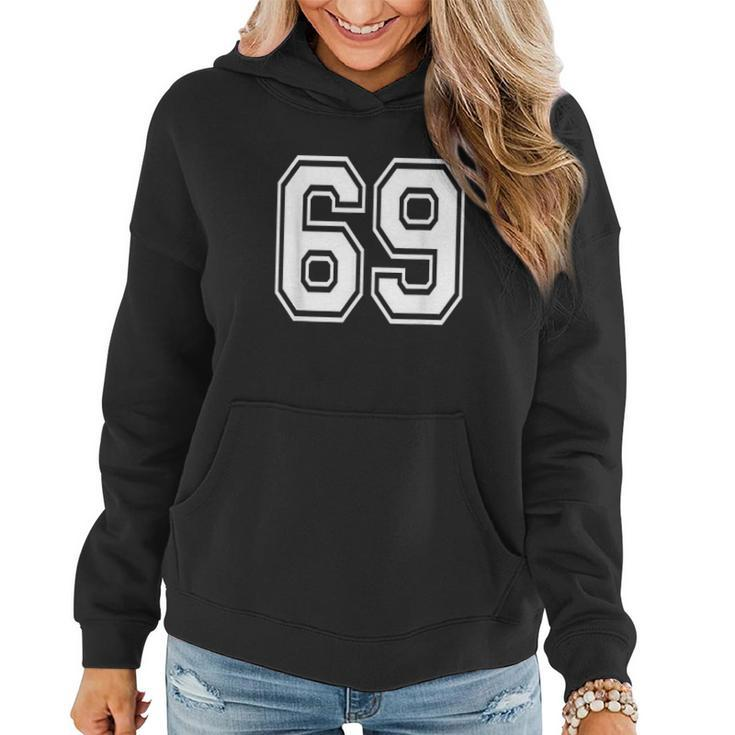 Number 69 V2 Women Hoodie Graphic Print Hooded Sweatshirt