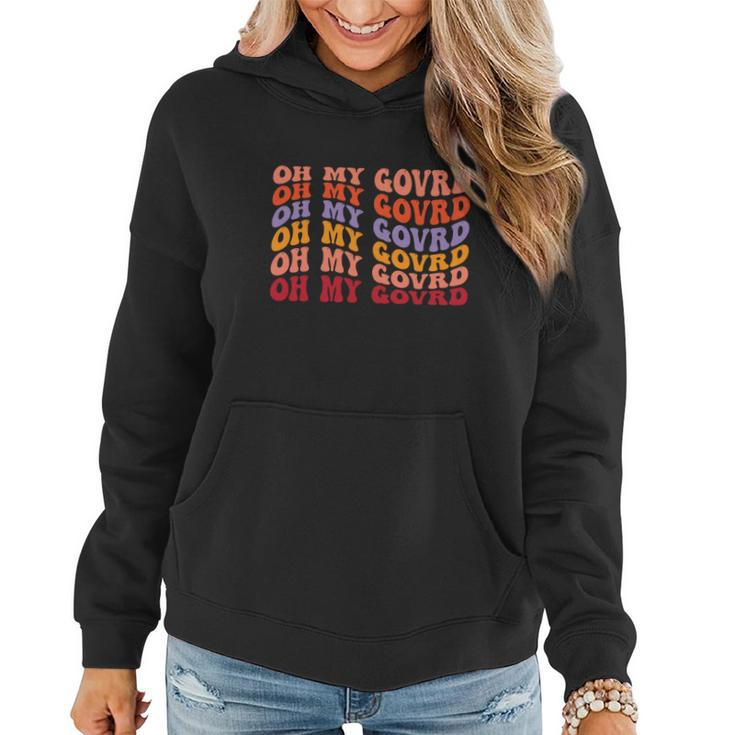 Oh My Govrd Vintage Groovy Fall Women Hoodie Graphic Print Hooded Sweatshirt