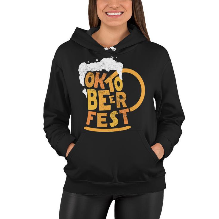 Oktoberfest Beer Fest Logo Women Hoodie