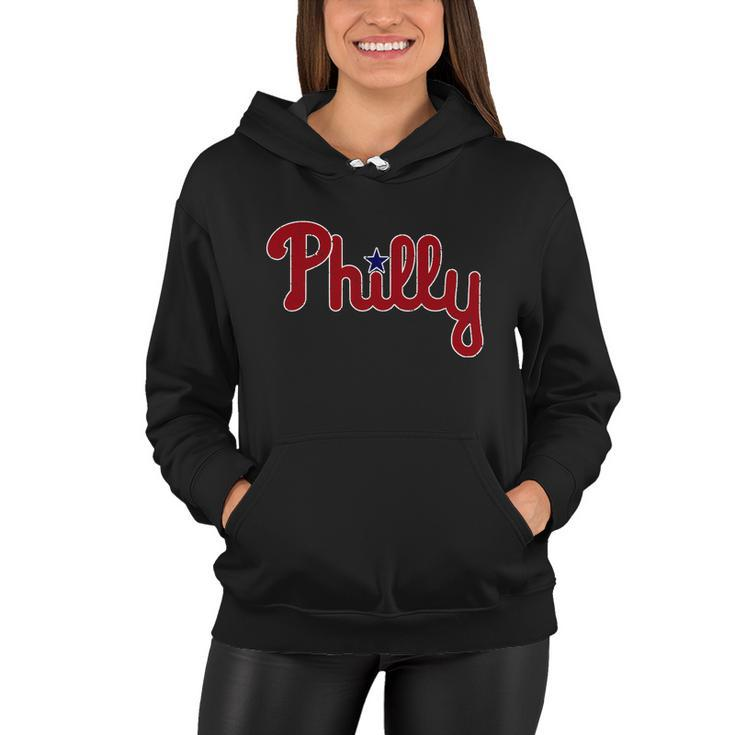 Philadelphia Baseball Philly Pa Retro Tshirt Women Hoodie