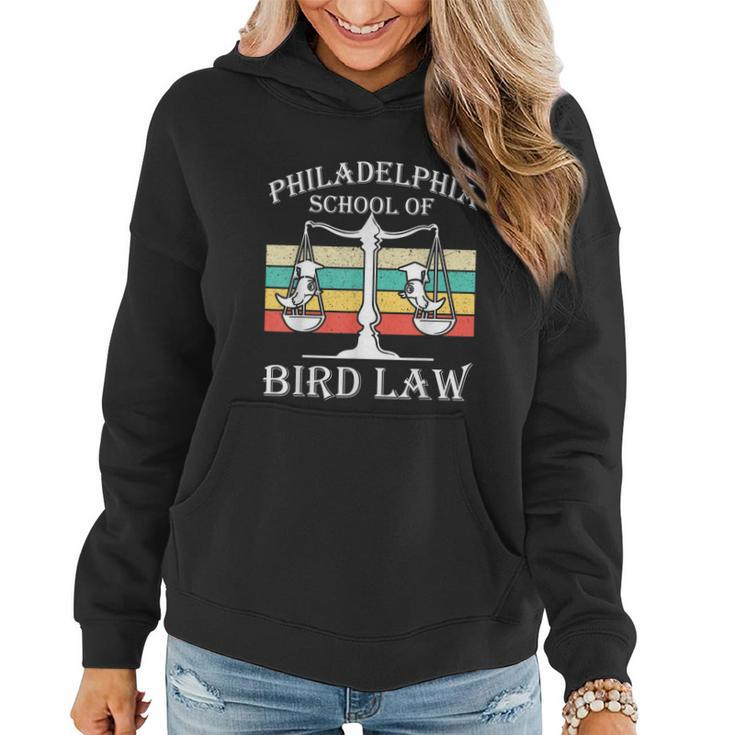 Philadelphia School Of Bird Law Vintage Bird Lover Graphic Design Printed Casual Daily Basic Women Hoodie