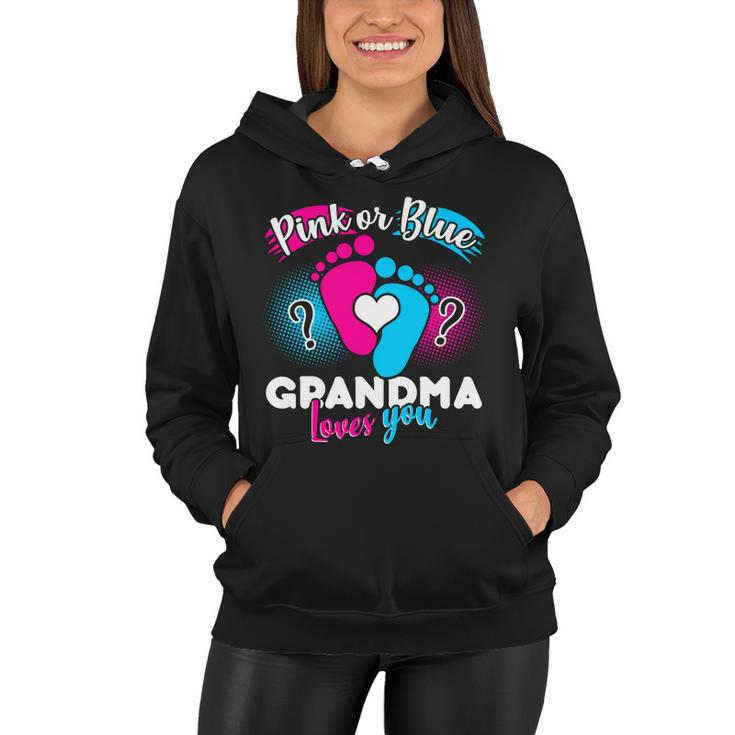Pink Or Blue Grandma Loves You Tshirt Women Hoodie