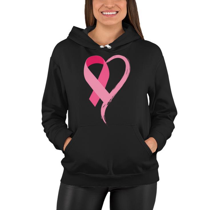 Pink Ribbon Of Love Breast Cancer Awareness Tshirt Women Hoodie