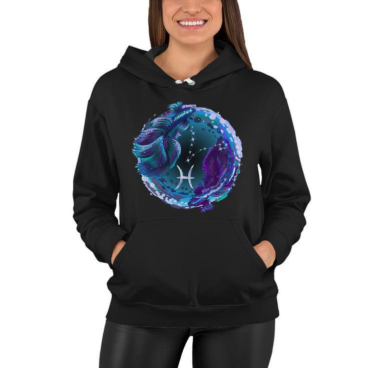 Pisces Zodiac Sign V2 Women Hoodie