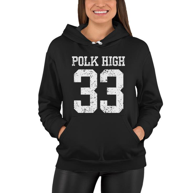 Polk High Number  Women Hoodie