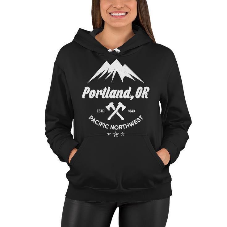 Portland Oregon Estd1843 Pacific Northwest Tshirt Women Hoodie