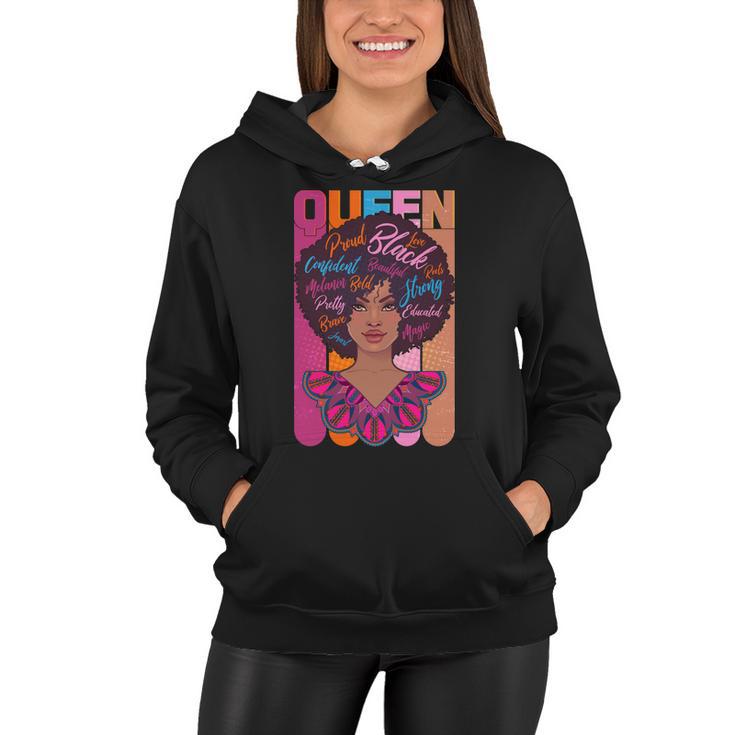 Proud Black African American Queen Women Hoodie