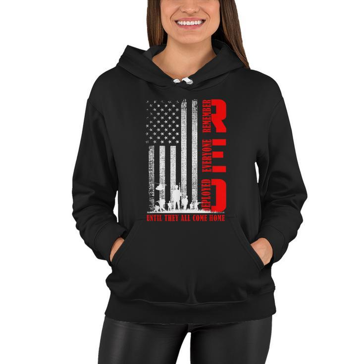 Red Friday Military Us Army Remember Erveryone Deployed Women Hoodie