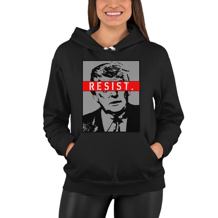 Resist President Donald Trump Anti Trump The Resistance Tshirt Women Hoodie