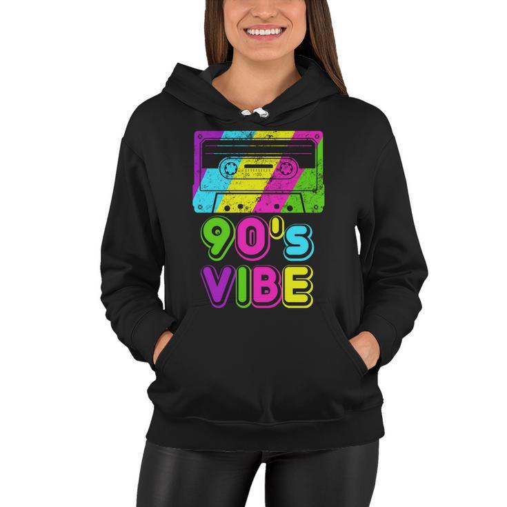 Retro 90S Vibe Vintage Tshirt Women Hoodie