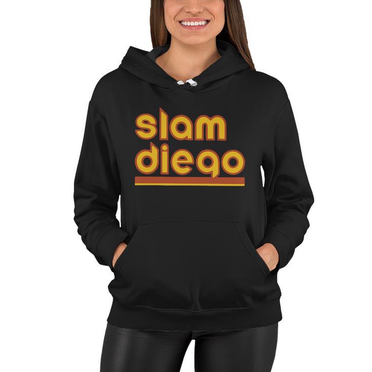 Retro Slam Diego Baseball San Fan Tshirt Women Hoodie