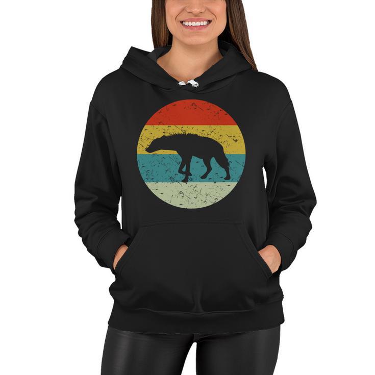 Retro Vintage Hyena Women Hoodie