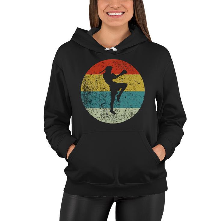 Retro Vintage Muay Thai V2 Women Hoodie