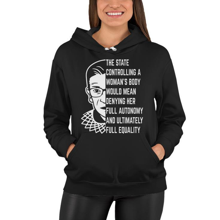Ruth Bader Ginsburg Defend Roe V Wade Rbg Pro Choice Abortion Rights Feminism Women Hoodie