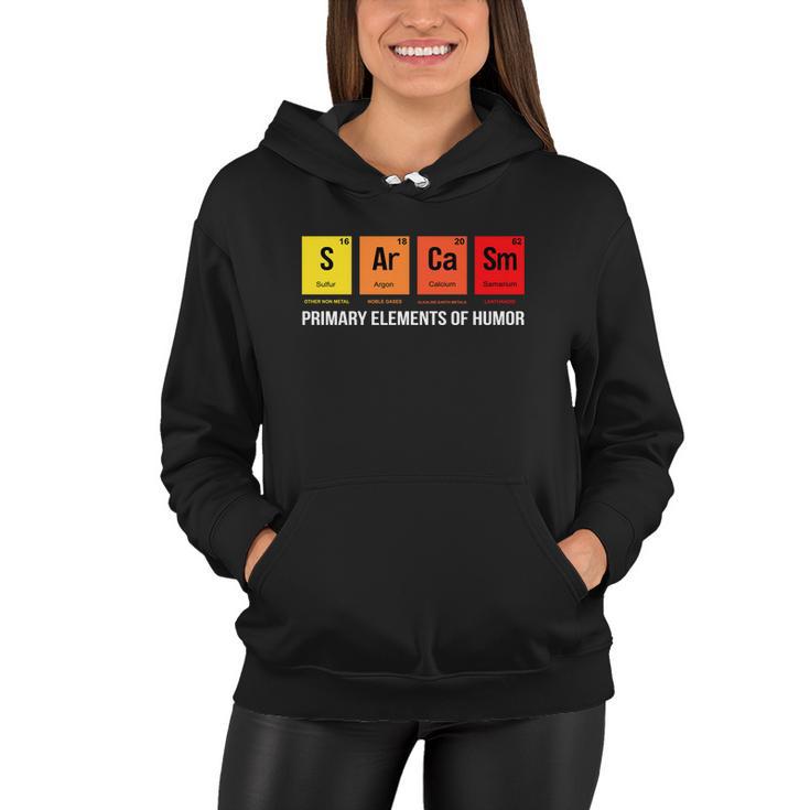 Science Sarcasm S Ar Ca Sm Primary Elements Of Humor Tshirt Women Hoodie