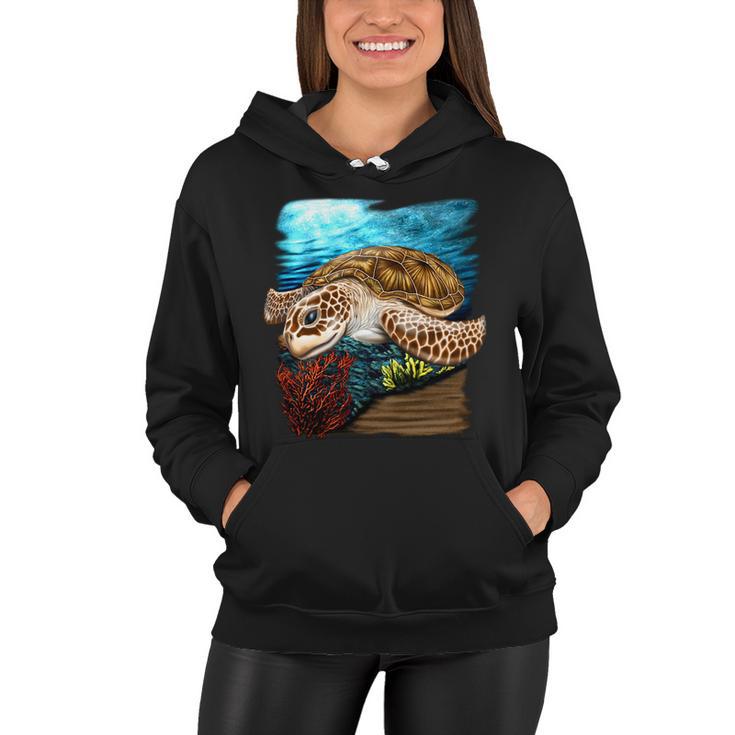 Sea Turtle Ocean V2 Women Hoodie