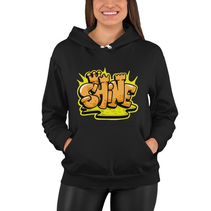 Shine Graffiti Tshirt Women Hoodie