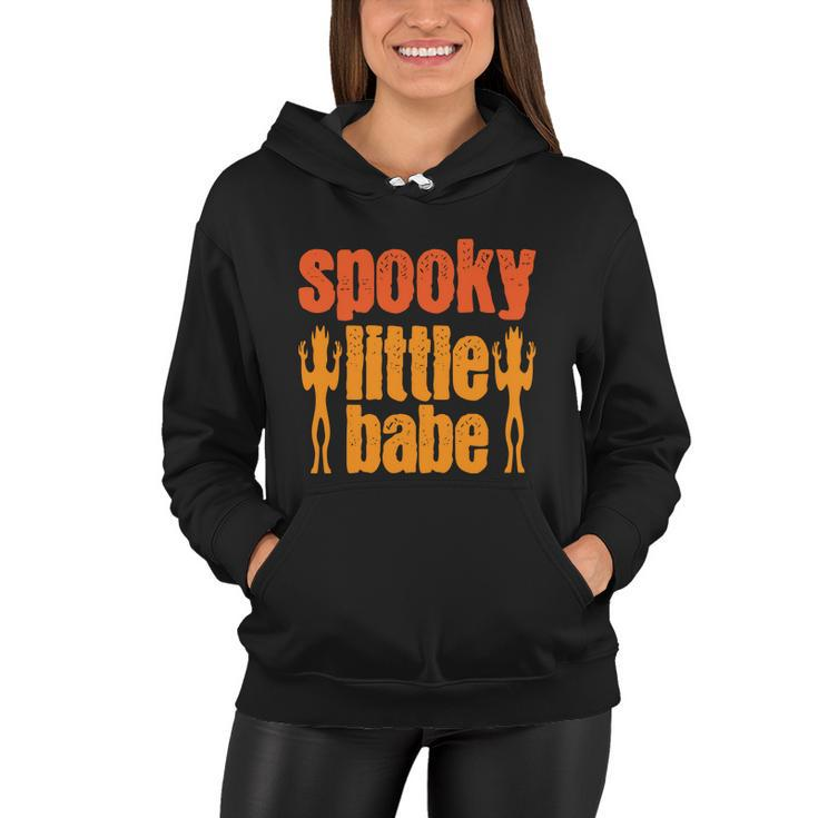 Spooky Little Babe Halloween Quote Women Hoodie