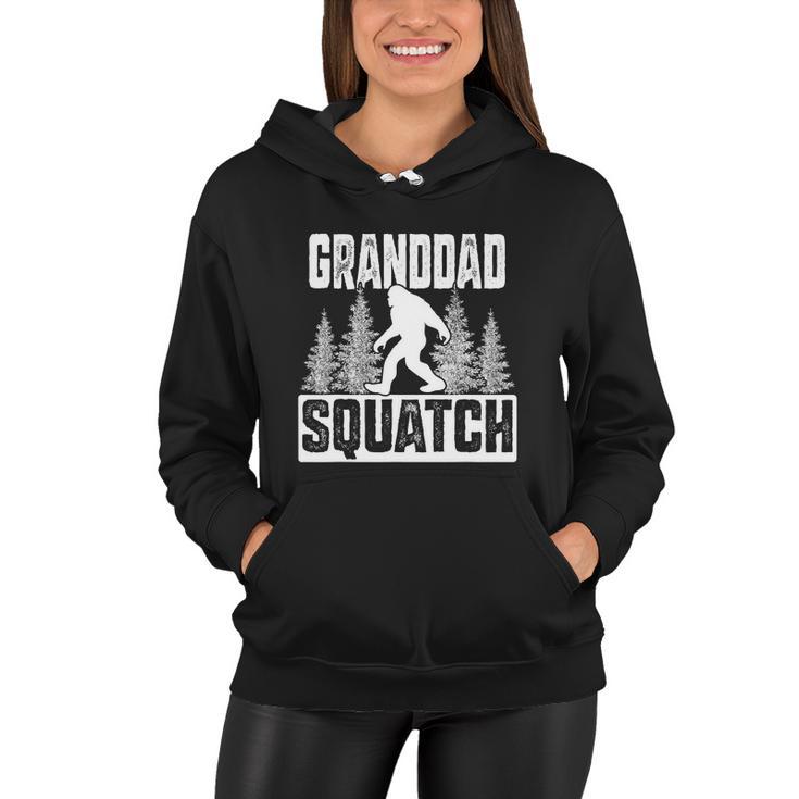 Squatchy Matching Family Bigfoos Granddad Women Hoodie