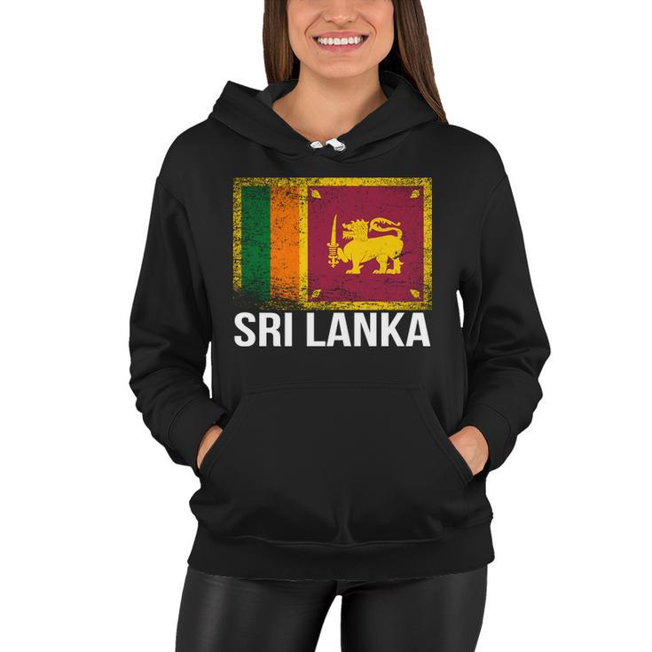 Sri Lanka Flag Women Hoodie