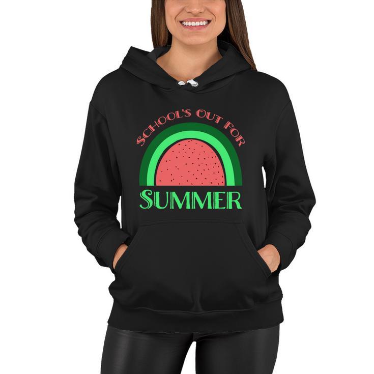 Summer Break 2022 Retro Summer Break Schools Out For Summer Gift Women Hoodie