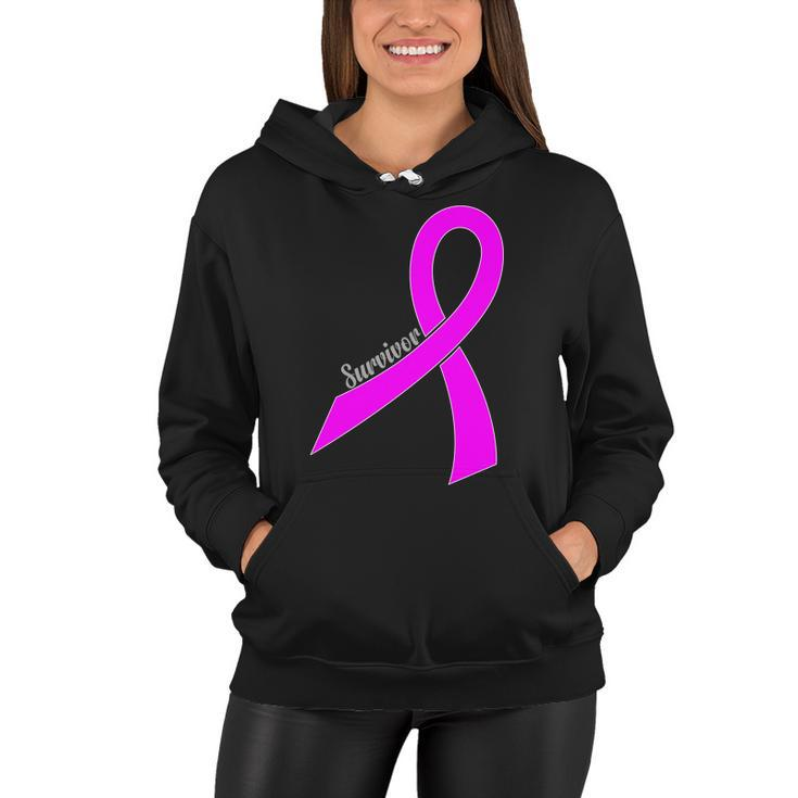 Survivor Breast Cancer Ribbon Tshirt Women Hoodie