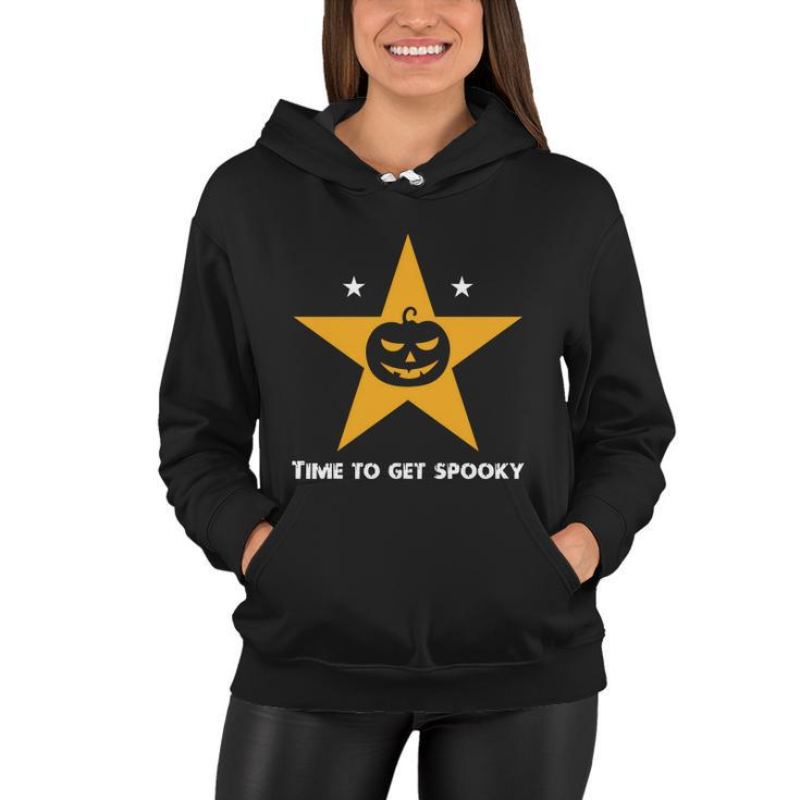 Time To Get Spooky Halloween Quote Women Hoodie