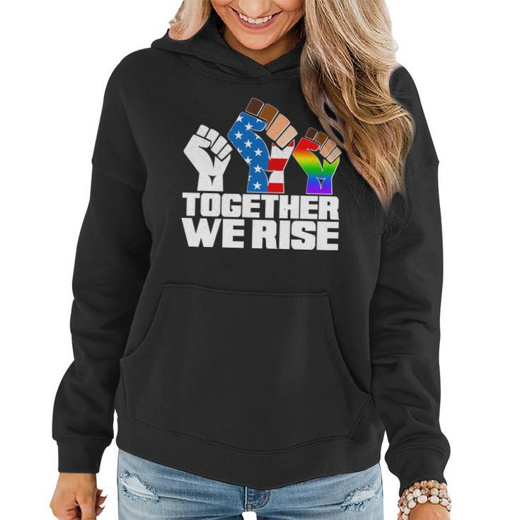 Together We Rise Unity T-Shirt Graphic Design Printed Casual Daily Basic Women Hoodie