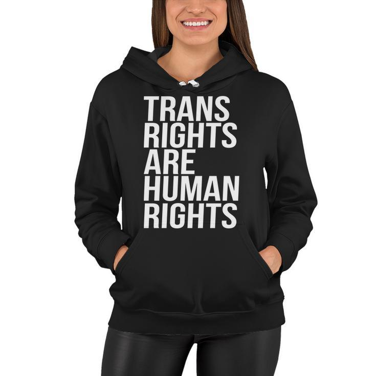 Transgender Trans Rights Are Human Rights V2 Women Hoodie