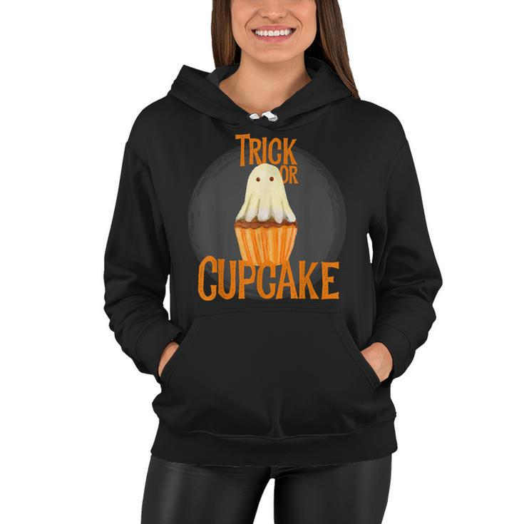 Trick Or Treat Cupcake Halloween Costume Candy Gift  Women Hoodie