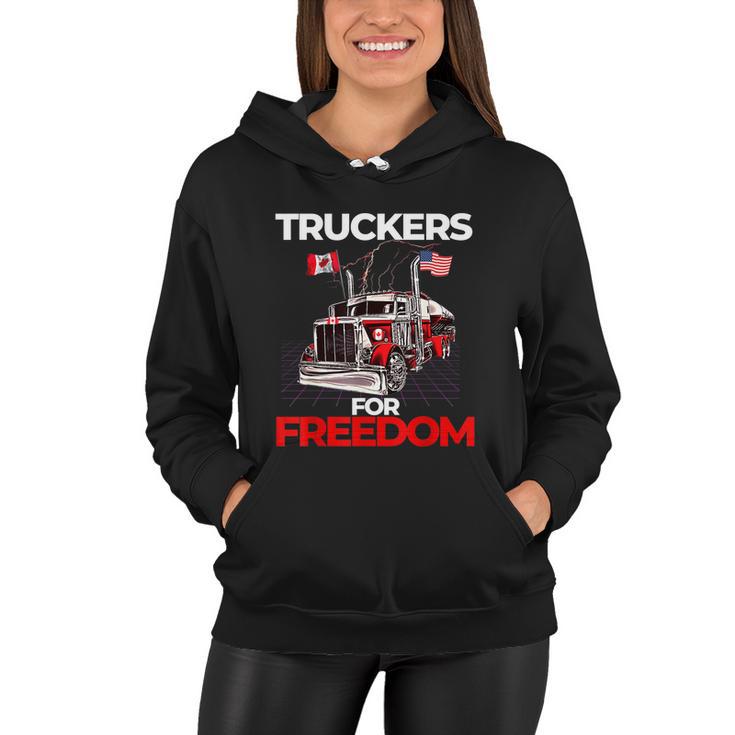 Truckers For Freedom Freedom Convoy  Women Hoodie