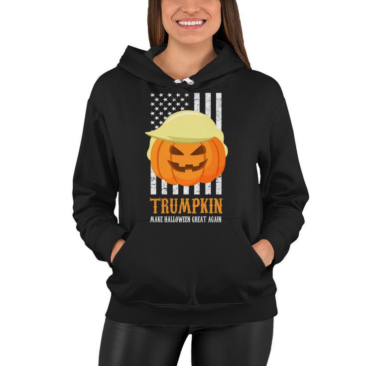 Trumpkin Donald Trump Funny Halloween Tshirt Women Hoodie