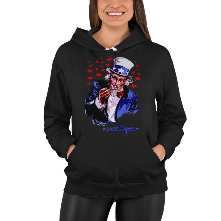 Uncle Sam I Want You Tshirt Women Hoodie