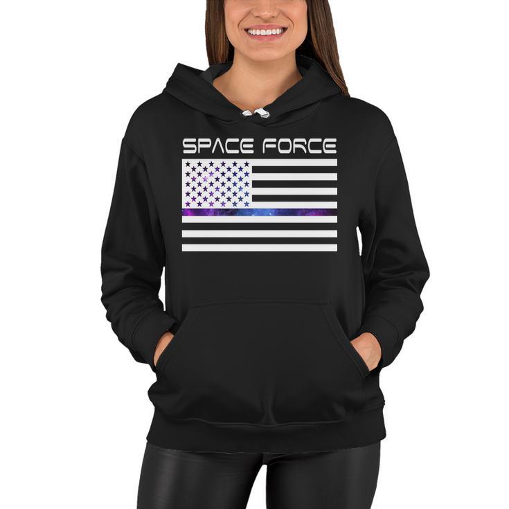 Us Space Force Flag Women Hoodie