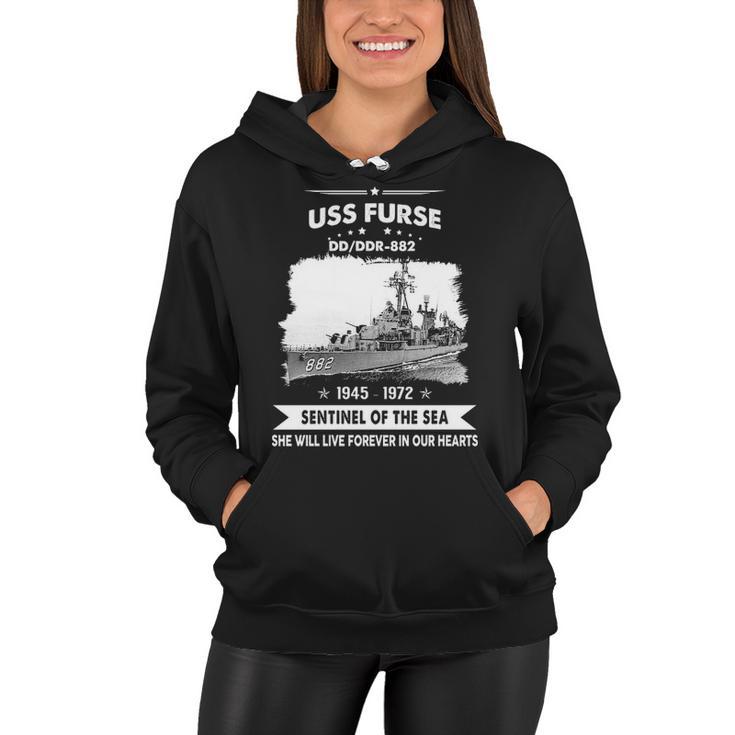 Uss Furse Dd 882 Ddr  Women Hoodie