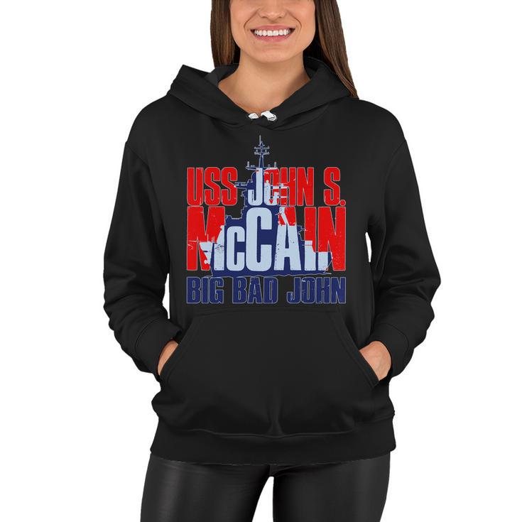 Uss John S Mccain Big Bad John Tshirt Women Hoodie