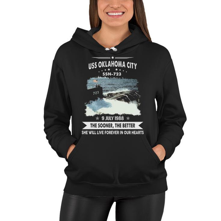 Uss Oklahoma City Ssn  Women Hoodie