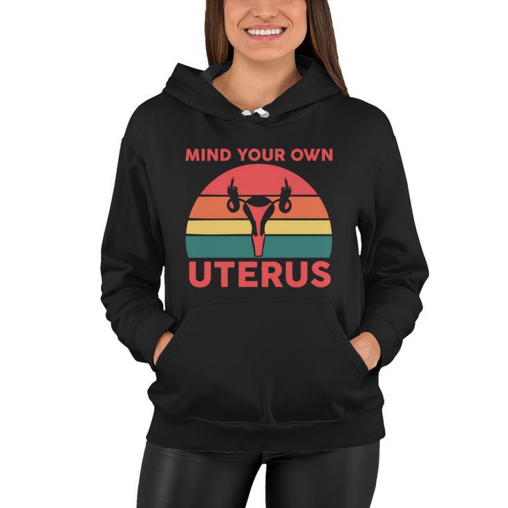 Uterus Shows Middle Finger Feminist Feminism Gift Women Hoodie