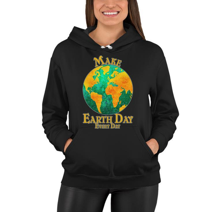 Vintage Make Earth Day Every Day V2 Women Hoodie