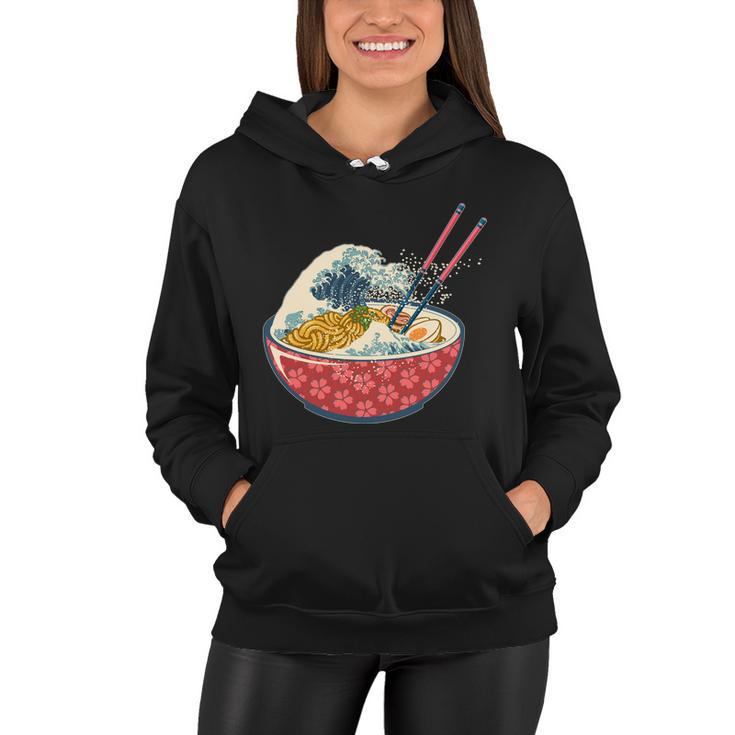 Vintage The Great Ramen Wave Women Hoodie