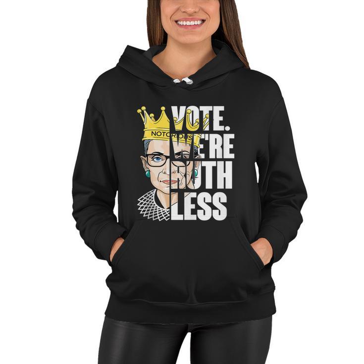 Vote Were Ruthless Feminist Womens Rights Vote We Are Ruthless Women Hoodie